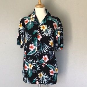 George vintage  Men Hawaiian camp shirt